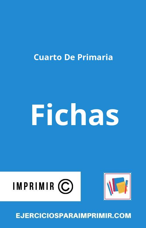 Fichas Para Imprimir Cuarto De Primaria